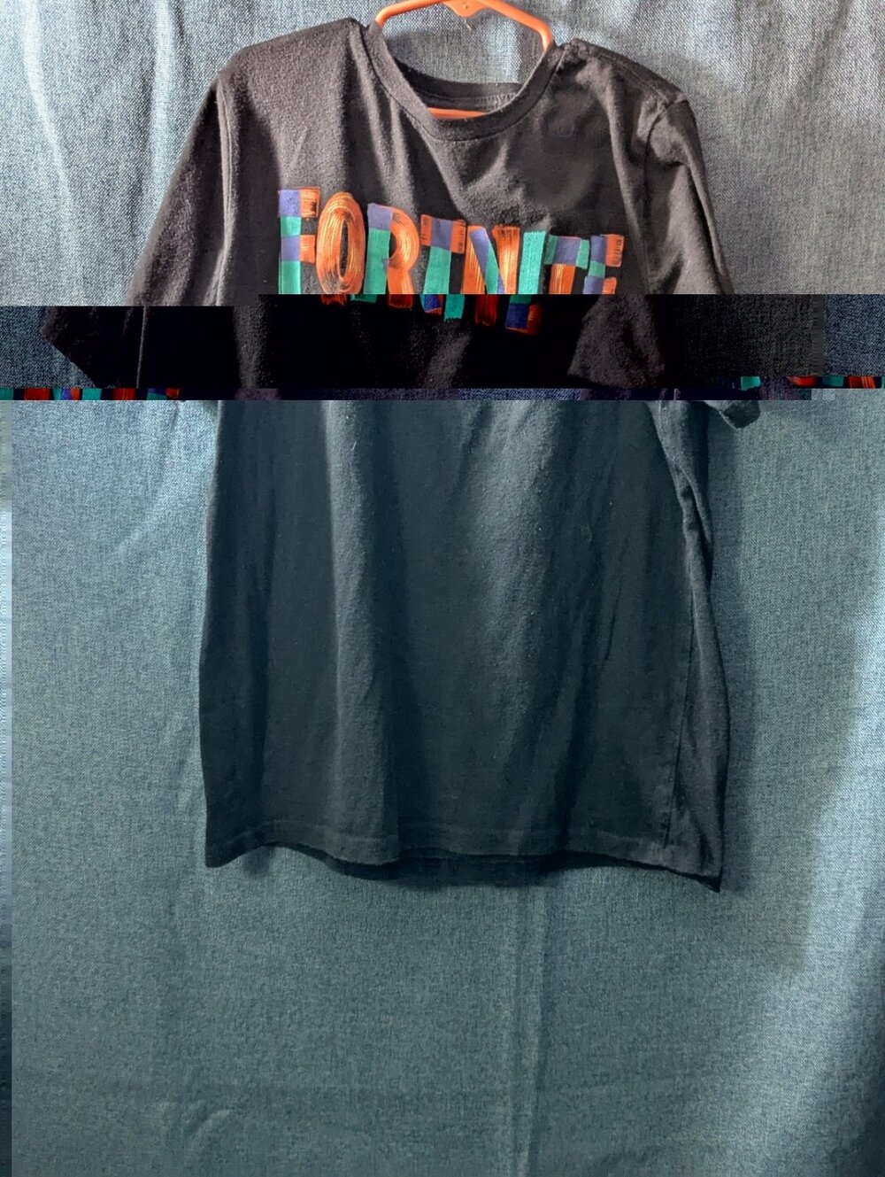 Set Of 2 Fortnite Boys T-Shirts Size L (10-12) Black Graphic Tees Gamer Shirts - Picture 9 of 16